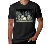 HGmkUNEa Javelina Herd at Night (Collared-Peccary) T-Shirt Black 3XL