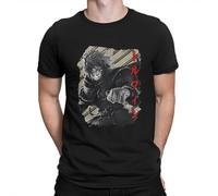 HGmkUNEa Men The Warrior Vinland Saga Manga Cotton Tops Novelty T-Shirt Black M