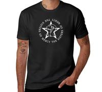 HGmkUNEa Round Text Goth The Sisters of Mercy T-Shirt Shirts Graphic Tees t Shirt Mens Clothes Black M