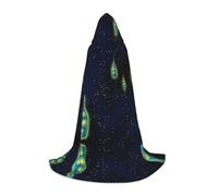 hgnbcsa Bella bottiglia stampa mantello con cappuccio per adolescenti lunghezza intera, mantello lungo di Halloween con cappuccio Unisex Robe Costume