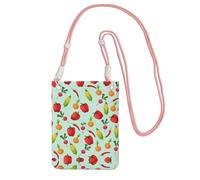 Hgnbcsa Belle farfalle stampa piccole borse a tracolla per le donne, mini borse a tracolla per telefono cellulare borse da viaggio, rosa, Taglia unica