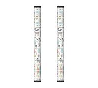 Hgnbcsa Copertura per manico a nastro magico a forma di coniglio, volpe, 2 pezzi, per elettrodomestici, frigorifero, forno a microonde, lavastoviglie