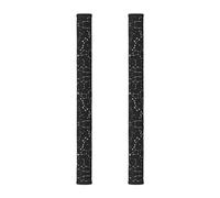 Hgnbcsa Copertura per manico con costellazione di divinazione stellata, 2 pezzi, per elettrodomestici, frigorifero, forno a microonde, lavastoviglie