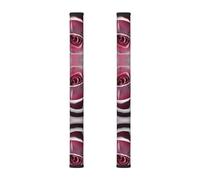 Hgnbcsa Copertura per manico con scritta "Close Up Magic Tape", 2 pezzi, per elettrodomestici, frigorifero, forno a microonde, lavastoviglie, colore: rosa