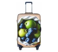 hgnbcsa Frutta Immagine Stampato Bagagli Wrap Anti Graffio Tronco Skin, Double Sided Pattern Sleeve, per Airport Transit, bianco, L, Valigia