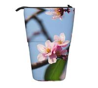 hgnbcsa Plum Blossom 1 Astuccio con cerniera, design telescopico, da compatto ad espandibile, per articoli di cancelleria e cosmetici