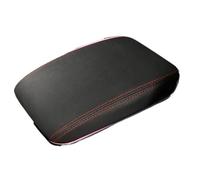 HGNMPGVVTZ Console Centrale Bracciolo Scatola Auto Bracciolo Box Centro Console Coperchio Bracciolo Accessori Interni PU Pelle Copertura per VW per Golf 6 per MK6 2009 2010 2011 2012 (Black Red)
