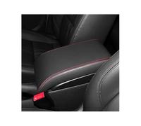 HGNMPGVVTZ Console Centrale Bracciolo Scatola per VW per T&Ouran 2006 2007 2008 2009 2010 2011 2012 Auto Bracciolo Copertura Graffio Microfibra Pelle Auto Interni (Red-Thread)