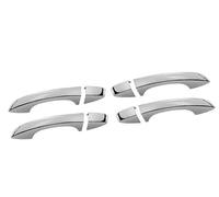 HGNMPGVVTZ Maniglia Della Porta Esterna Accessori Di Stile Per Maniglie Delle Portiere Auto Cromate Per Skoda Superb 2009-2011 2012 2013(Silver 0 button)