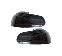 HGNMPGVVTZ Per VW Per Golf6 Mk6 R20 2008-2013 Flowing Water Flicker Turning Signal Light Taillight Pair Of Car Tail Light Assembly(Type B Smoker)