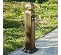 HGOuhK Colonna d'acqua da esterno Rubinetto for acqua da giardino for colonna d'acqua esterna, con prolunga for rubinetto for tubo antigelo in ottone a doppia uscita