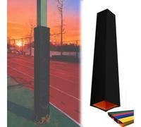 HGOuhK Imbottitura per Pali Esterni di edifici I Cuscinetti for i Pali del canestro da Basket forniscono Protezione con Un Design Avvolgente, Ideale for scantinati e Garage(Black,3"x3"(8x8cm))