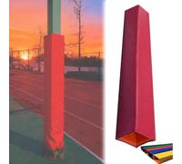 HGOuhK Imbottitura per Pali Esterni di edifici I Cuscinetti for i Pali del canestro da Basket forniscono Protezione con Un Design Avvolgente, Ideale for scantinati e Garage(Red,3"x3"(8x8cm))