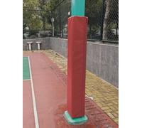 HGOuhK Imbottitura per Pali Esterni di edifici Maniche di Protezione dagli Urti for palestre e canestri da Basket; Attrezzature Sicurezza for Gli Atleti(Red,15x15cm/5.9x5.9in)