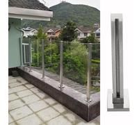 HGOuhK Pali for balaustre in vetro Sistemi di montanti for ringhiere in vetro, montanti in pannello di vetro con balaustre in acciaio inossidabile durevoli for soppalco con balcone per ville, balconi,