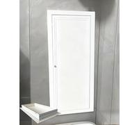 HGOuhK Pannello di accesso impermeabile Botola for impianto idraulico della doccia, copertura bianca for foro facile alla soffitta nella parete del soffitto(25x25cm/9.8x9.8in)