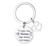 Hgreiwgk Mummia regali dal figlio figlia, portachiavi divertente, mamma regali di compleanno, regali di festa della mamma per mamma portachiavi Madre Presenta
