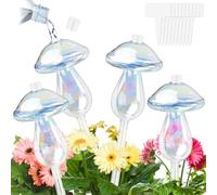 HGRGHH Globi d'irrigazione per Piante a Forma di Fungo, 4 Pezzi Inserto per Fioriera Autoinnaffiante, Bulbi d'irrigazione per Piante da Interno e da Esterno, Lampadine per Innaffiare Le Piante