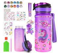 HGRGHH Kit per Decorare la Propria Borraccia per Bambine di 4-6-8-10 Anni, Unicorno Pittura Artigianato, Divertente Arte e Artigianato Regali Giocattoli per Ragazze Compleanno Natale