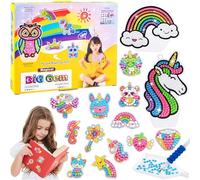 HGRGHH Kit Pittura Diamante 5D DIY per Bambini, Set di Pittura con Diamante di Unicorno, Set di Lavoretti per Bambini dai 6-12 Anni, Unicorno Regali Bambina 6 7 8 9 10 11 12 Anni