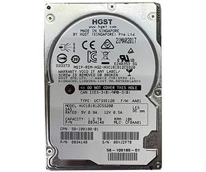 HGST 1.2TB HDD 10K RPM 2.5" 12Gb/s SAS Hard Disk Drive Modello: HUC101812CSS200 DP/N: 0KV02