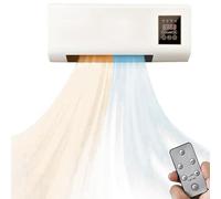 HGSTM Condizionatori Portatili da 1800 W, Mini condizionatore a Parete, con Telecomando e Timer, con Funzione di Riscaldamento, per Soggiorno, Camera da Letto, Ufficio Domestico (L55*W24*H12cm),White