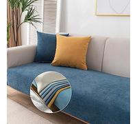 HGTRH Copridivano Antigraffio Gatto 3 Posti con Penisola A Sinistra, Copridivano Antimacchia Impermeabile Tinta Unita Salvadivano, Antimacchia Idrorepellente Fodere Copridivano Antiscivolo