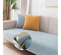 HGTRH Copridivano Antigraffio Gatto 3 Posti con Penisola A Sinistra, Copridivano Antimacchia Impermeabile Tinta Unita Salvadivano, Antimacchia Idrorepellente Fodere Copridivano Antiscivolo