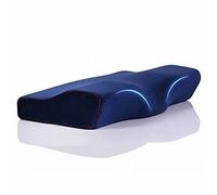 HGTRH Cuscino Cervicale per Dormire sul Fianco, Cuscino in Memory Foam Antiacaro Antirussamento Federa Morbida Rimovibile Lavabile Federa per Dolori a Collo E Cervicali Posteriori