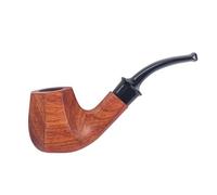 HGTRH Pipa da Tabacco, Pipa da Fumo in Legno Forma Ottagonale Realizzata A Mano in Legno di Palissandro Adatto A Filtro da 9 MM Rimovibile Pipa da Tabacco Portatile Classico Tabacco Curvo