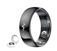 HGTRH Smart Ring for Men Women with Charging Case, Anello Intelligente di Monitoraggio con Frequenza Cardiaca Monitoraggio del Sonno Conteggio dei Passi Fitness Tracker 10#