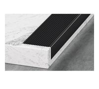 HGTRH Strisce Antiscivolo Scale, Strisce Antiscivolo Autoadesive Gradini, Strisce in Gomma Resistente all'Usura Addensate da per La Sicurezza Interna Ed Esterna Black
