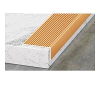 HGTRH Strisce Antiscivolo Scale, Strisce Antiscivolo Autoadesive Gradini, Strisce in Gomma Resistente all'Usura Addensate da per La Sicurezza Interna Ed Esterna Gold