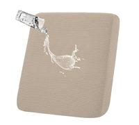 HGUHP Coprisedili for mobili, copridivano elasticizzati da 1/2/4/8 pezzi, copridivano for esterni impermeabili, copridivano antiscivolo in jacquard, protezione for mobili da giardino(Taupe,1 PC)