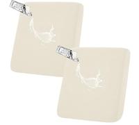HGUHP Coprisedili for mobili, copridivano elasticizzati da 1/2/4/8 pezzi, copridivano for esterni impermeabili, copridivano antiscivolo in jacquard, protezione for mobili da giardino(Beige,2 PCS)
