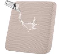 HGUHP Coprisedili for mobili, copridivano elasticizzati da 1/2/4/8 pezzi, copridivano for esterni impermeabili, copridivano antiscivolo in jacquard, protezione for mobili da giardino(Khaki,1 PC)