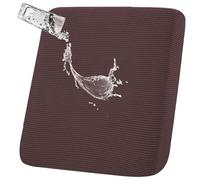 HGUHP Coprisedili for mobili, copridivano elasticizzati da 1/2/4/8 pezzi, copridivano for esterni impermeabili, copridivano antiscivolo in jacquard, protezione for mobili da giardino(Coffee,1 PC)