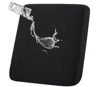 HGUHP Coprisedili for mobili, copridivano elasticizzati da 1/2/4/8 pezzi, copridivano for esterni impermeabili, copridivano antiscivolo in jacquard, protezione for mobili da giardino(Black,1 PC)