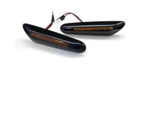 Hguvsjd AutoIndicatori di Direzione per BMW E60 E61 E90 E91 E92 E93 E81 E82 E88 E46 X3 X1 2PCS Lente Fumo Dinamico Che Scorre LED Indicatori Direzione Indicatore Laterale Luce(Dynamic)