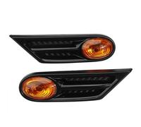 Hguvsjd AutoIndicatori di Direzione per BMW per Mini R56 R57 Indicatori Direzione Ripetitore Laterale Luci 63137260202 Coppia LED Direzione Auto Lampada Lampeggiante(Amber)