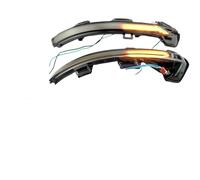 Hguvsjd AutoIndicatori di Direzione per per Passat B8 per Arteon 2015-2019 Dinamica LED Indicatori di Direzione Luce Specchio Laterale Indicatore Sequenziale Lampeggiante(Smoked Black)