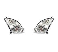 Hguvsjd Blocchi Fari Anteriori Per Suzuki Per Swift 2005-2013 Gruppo fari Sostituzione luci auto Luce intera auto Faro Proiettore Anteriore(Both Sides White)