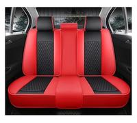 Hguvsjd Coprisedili Macchina Per Nissan Per Qashqai Per X-Trail T31 Per Kicks Per Tiida Per Patrol Per Almera Per Primera P12 Coprisedili Per Auto(Rear Seats-Red)