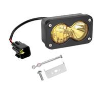 Hguvsjd Fari Moto Per SurRon Per Light Per Bee X Per Segway | Kit combinato pod LED Flood Spot bianco da 20 W Moto Faro Assemblea(D)