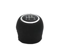 Hguvsjd Leva Cambio Marce per Fiat per Grande per Punto 2006-2012 per Linea 2007-2015 5/6 velocità Manuale Pomello Cambio Leva Shifer Testa Copri Pomello Cambio(5 Speed Black)