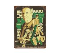 HGUXXURB Poster del film Million Dollar Baby Decorazione da parete Art Metal Tin Poster Modern Bar Decorations40x30cm