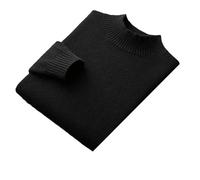 Hgvcfcv Maglione da Uomo in Cashmere Mezzo Dolcevita Pullover Casual Allentato Lavorato A Maglia di Grandi Dimensioni da Uomo Top Maglione da Uomo