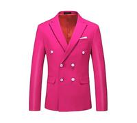 Hgvcfcv Uomo Giacca Casual da Abito, Giacca Formale da Uomo, Giacca da Sposa, Blazer da Uomo, Giacca Doppio Petto, Giacca da Cerimonia, Blazer per Uomo, 2, S