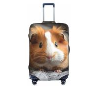 Hgvcse Copertura per valigie da viaggio con porcellino d'India, 45-81 cm, accessorio essenziale, bianco, medio, Bianco, Medium
