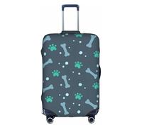 Hgvcse Custodia protettiva per valigie da viaggio con ossa e artigli di cane, 45-81 cm, accessorio essenziale, bianco, XL, Bianco, X-Large